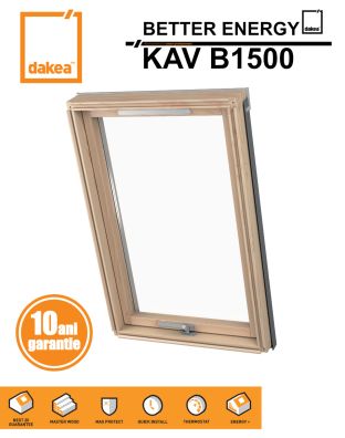 Fereastra mansarda + rama DAKEA GOOD ENERGY KAA B1500 - PRODUS RESIGILAT