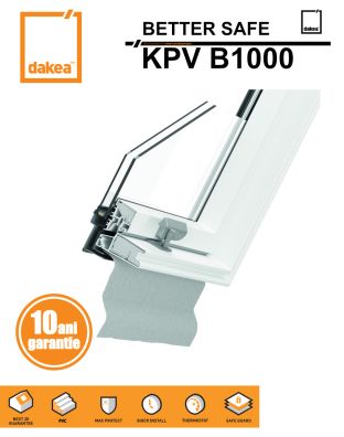 Fereastra mansarda DAKEA BETTER SAFE PVC KPV B1000