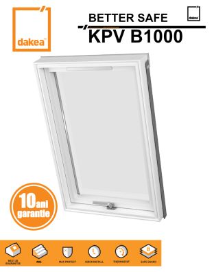 Fereastra mansarda DAKEA BETTER SAFE PVC KPV B1000