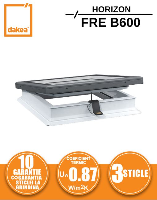 Fereastra acoperis terasa DAKEA AZURE FRE B600 cu deschidere electrica
