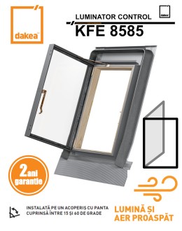 Fereastra luminator Dakea Control KFE 85x85