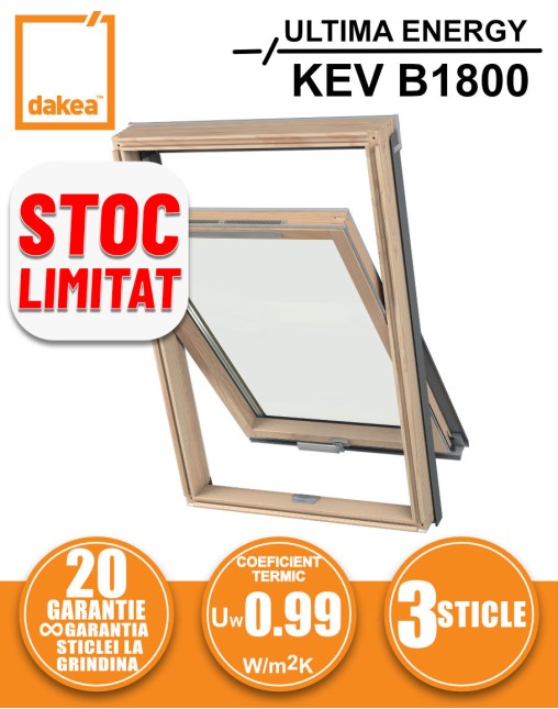 Fereastra mansarda Dakea Ultima Energy KEV B1800