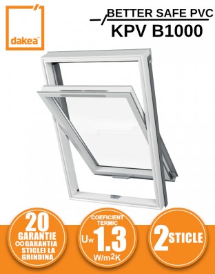 Fereastra mansarda Dakea Better Safe PVC KPV B1000