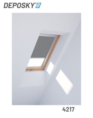 Rulou interior opac DEPOSKY DUA compatibil cu Dakea, Velux, Fakro, Optilight, Baudeman