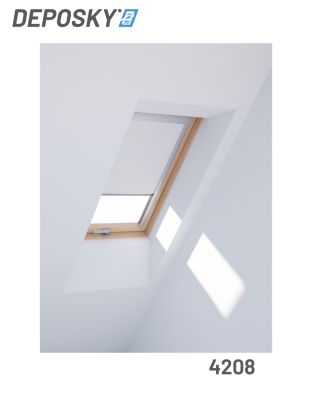 Rulou interior opac DEPOSKY DUA compatibil cu Dakea, Velux, Fakro, Optilight, Baudeman