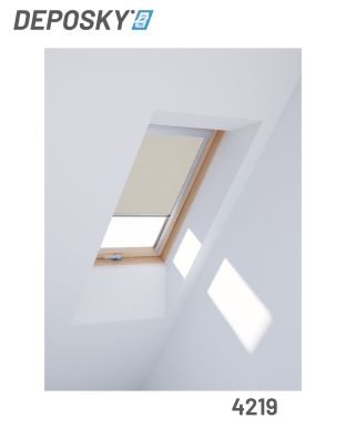 Rulou interior opac DEPOSKY DUA compatibil cu Dakea, Velux, Fakro, Optilight, Baudeman