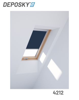 Rulou interior opac DEPOSKY DUA compatibil cu Dakea, Velux, Fakro, Optilight, Baudeman