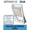 Rulou interior opac DEPOSKY DUA compatibil cu Dakea, Velux, Fakro, Optilight, Baudeman