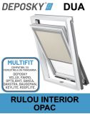Rulou interior opac DEPOSKY DUA compatibil cu Dakea, Velux, Fakro, Optilight, Baudeman