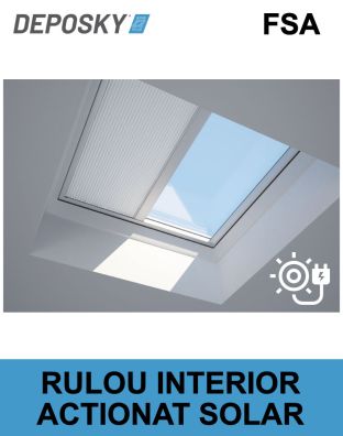 Rulou interior opac solar ferestre terasa DEPOSKY FSA