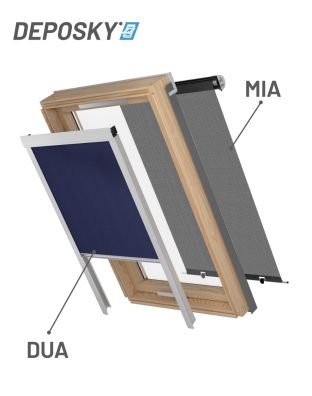 PRODUS RESIGILAT - Rulou exterior anti-caldura parasolar DEPOSKY MIA 66x118