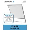 Plasa insecte DEPOSKY ZIA pentru fereastra mansarda compatibila cu: Deposky, Velux, Dakea, Baudeman