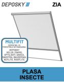 Plasa insecte DEPOSKY ZIA pentru fereastra mansarda compatibila cu: Deposky, Velux, Dakea, Baudeman