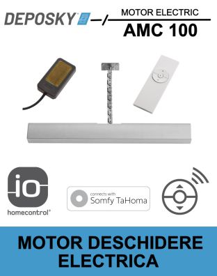Deschizator electric DEPOSKY AMC 100 pentru fereastra mansarda cu senzor de ploaie si telecomanda