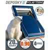 Fereastra mansarda DEPOSKY POLAR TERMO 4 sticle, maner jos