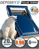 Fereastra mansarda DEPOSKY POLAR TERMO 4 sticle, maner jos