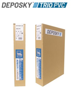 PRODUS RESIGILAT - Fereastra mansarda DEPOSKY TRIO PVC, 55x98, 3 sticle, maner jos