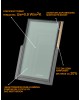 Fereastra mansarda DEPOSKY ENERGY PLUS 3 sticle, maner jos