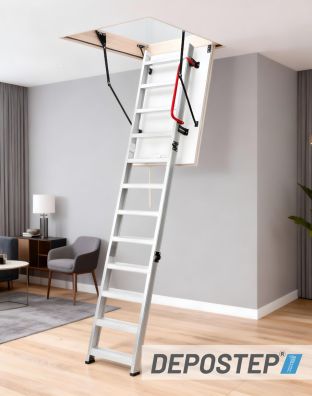 Scara pod DEPOSTEP ALUPROFI ALP pliabila din aluminiu