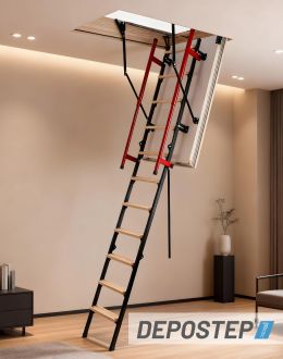 Scara pod DEPOSTEP TERMO PLUS TMP pliabila metalica supertermoizolata premium