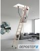 Scara pod DEPOSTEP TERMO TXL chepeng pod pliabil din lemn, maner telescopic, H max 330 cm