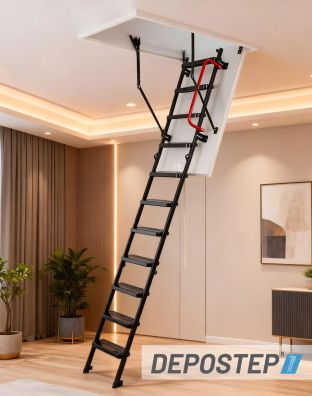 Scara pod DEPOSTEP METAL EXTRA MSE pliabila metalica