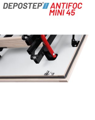Scara pod antifoc DEPOSTEP MINI 45 metalica rezistenta la foc 45 minute, H265