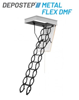 Scara pod DEPOSTEP METAL FLEX DMF metalica tip pantograf