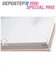 Scara pod DEPOSTEP MINI SPECIAL MNS scurta, metalica cu trepte din lemn, H max 260-265 cm