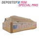 Scara pod DEPOSTEP MINI SPECIAL MNS scurta, metalica cu trepte din lemn, H max 260-265 cm