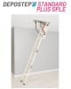 Scara pod DEPOSTEP STANDARD PLUS SPLE pliabila din lemn H max 310 cm