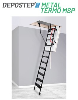 Scara pod DEPOSTEP METAL TERMO MSP pliabila metalica supertermoizolata NEW MODEL