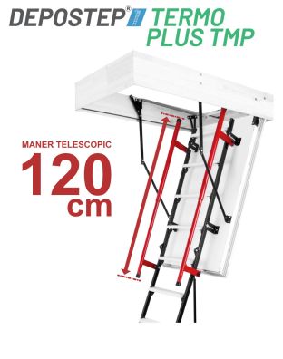 Scara pod DEPOSTEP TERMO PLUS TMP pliabila metalica supertermoizolata premium