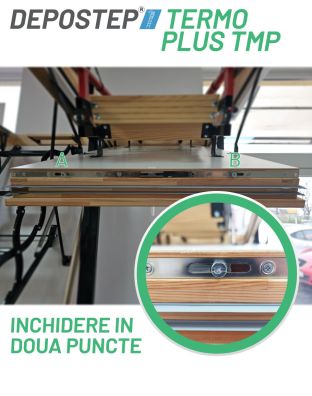 Scara pod DEPOSTEP TERMO PLUS TMP pliabila metalica supertermoizolata premium