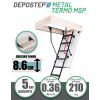 Scara pod DEPOSTEP METAL TERMO MSP pliabila metalica supertermoizolata NEW MODEL