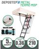 Scara pod DEPOSTEP METAL TERMO MSP pliabila metalica supertermoizolata NEW MODEL
