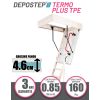 Scara pod din lemn DEPOSTEP TERMO PLUS TPE