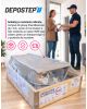 Scara pod DEPOSTEP ALUPROFI ALP pliabila din aluminiu