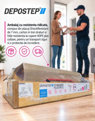 Scara pod DEPOSTEP STANDARD PLUS SPLE pliabila din lemn H max 310 cm