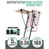 Scara pod DEPOSTEP MINI SUPER TERMO MST H max 265 cm