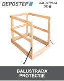 DEPOSTEP DSS -B  - Balustrada de protectie scara de pod universala