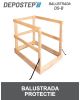 DEPOSTEP DSS -B  - Balustrada de protectie scara de pod universala