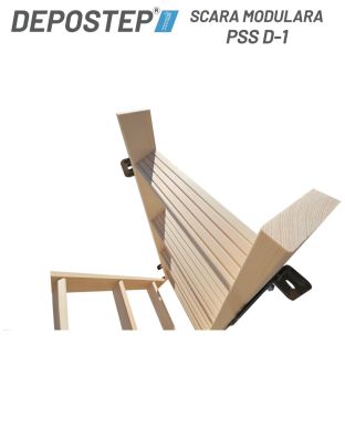 Scara modulara DEPOSTEP PSS D - 1 din 4 sectiuni