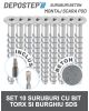 Suruburi beton pentru montajul scarilor Depostep set 10 buc