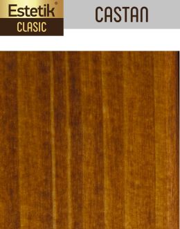 Lazura lemn ESTETIK CLASIC 1L CASTAN, protectie UV