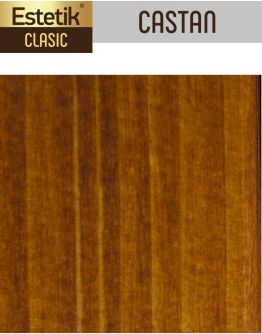 Lazura lemn ESTETIK CLASIC 1L CASTAN, protectie UV