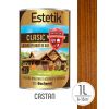 Lazura lemn ESTETIK CLASIC 1L CASTAN, protectie UV