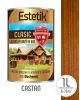 Lazura lemn ESTETIK CLASIC 1L CASTAN, protectie UV