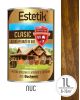 Lazura lemn ESTETIK CLASIC 1L NUC, protectie UV