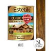 Lazura lemn ESTETIK CLASIC 5L NUC, protectie UV